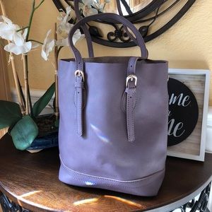 NWT - Italian Leather Shopping Tote